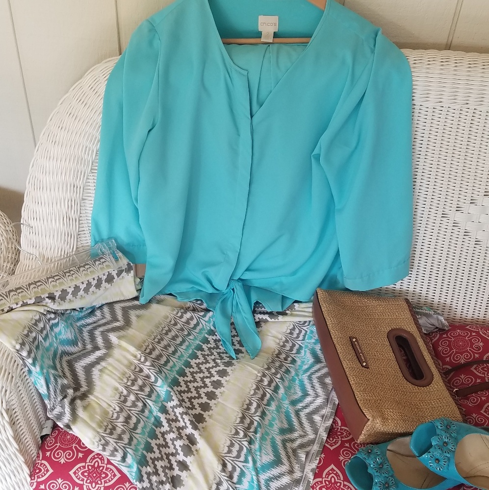Chico's sharkbite skirt 2